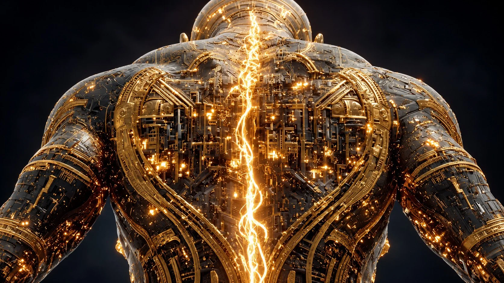 Golden Cybernetic Egyptian Mech-God.jpg