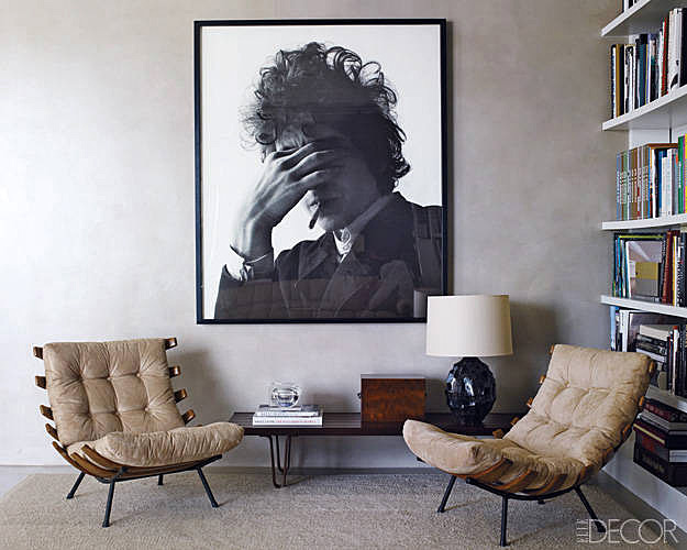 Theory's Andrew Rosen and designer Jenny Dyer's NYC Duplex via Elle Decor
