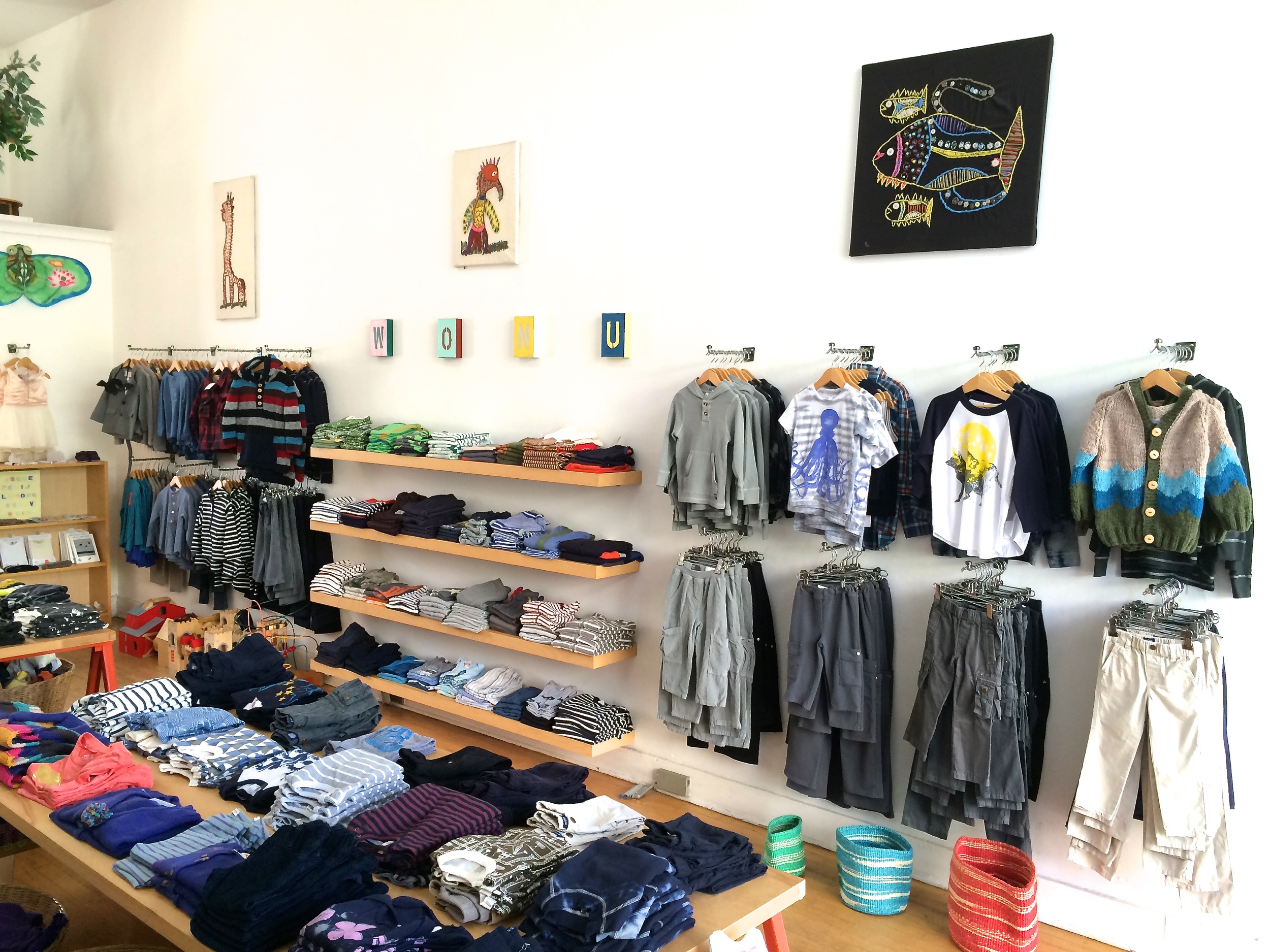 Boys clothes for all ages.