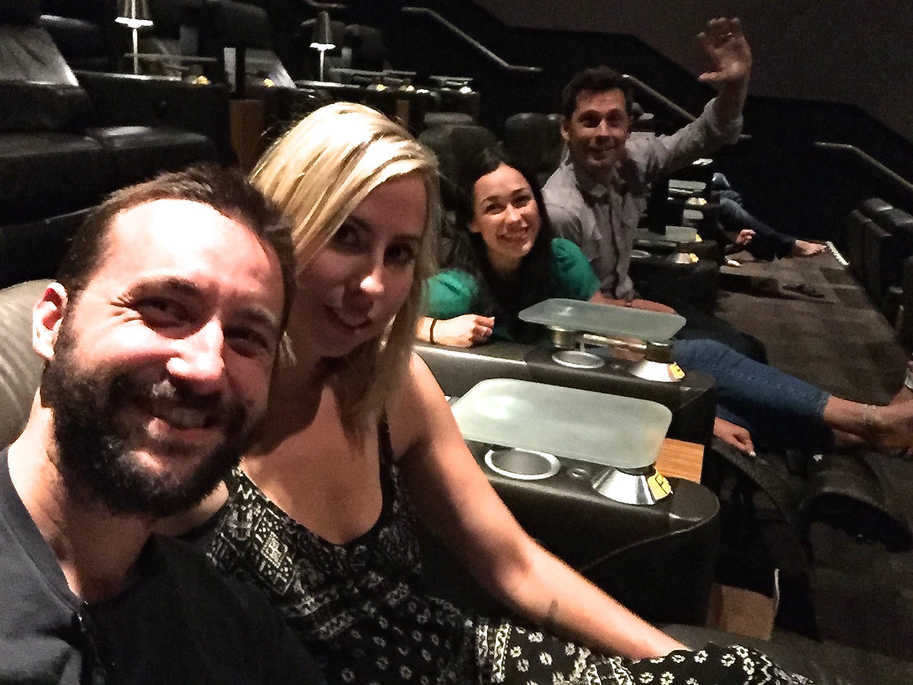 Double-date night seeing Mission Impossible: Rogue Nation, with our good pals Brandon and Rachelle.