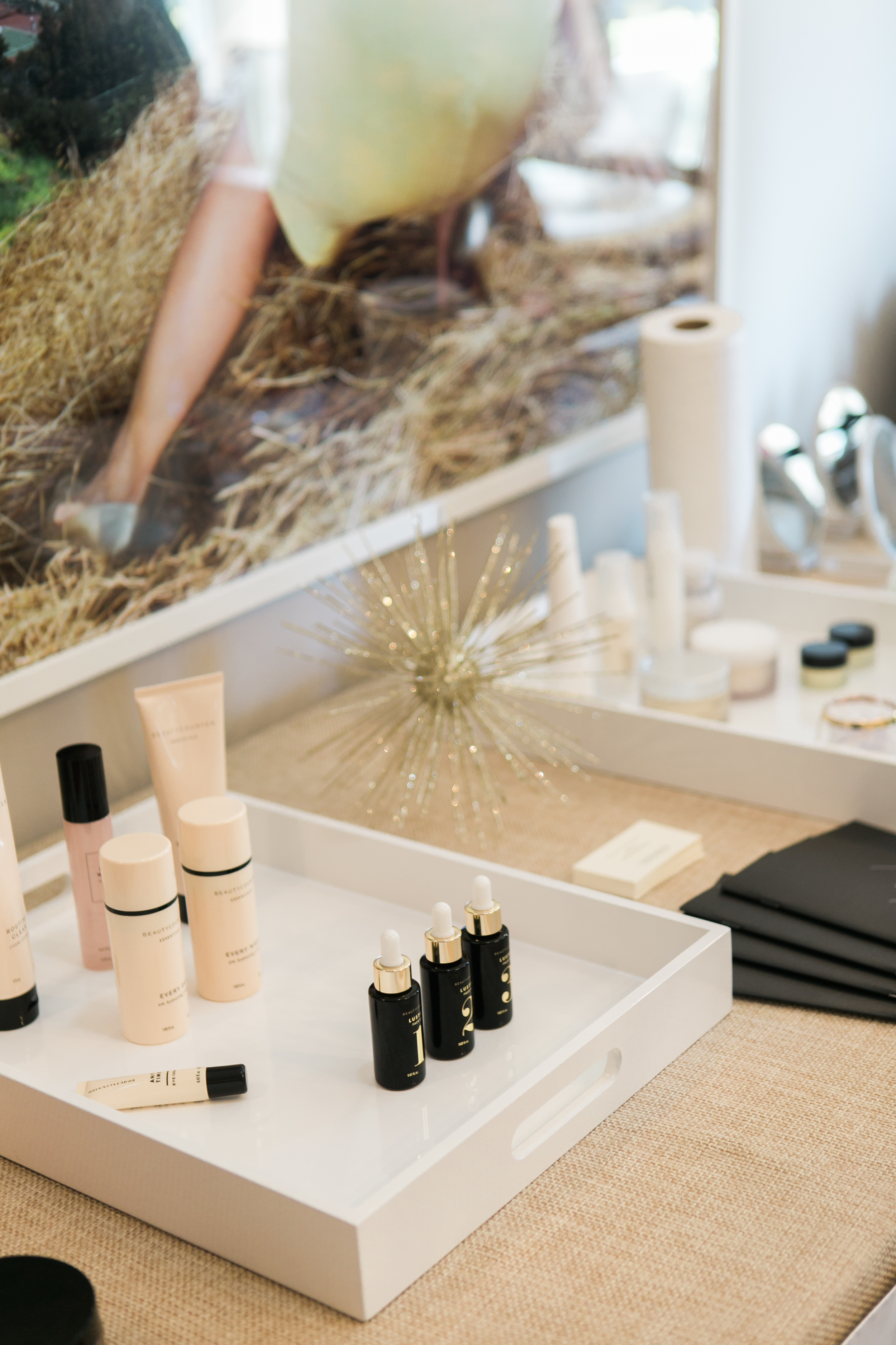 Beauty Counter. Photo by Jenna Elliott of One Eleven Photography
