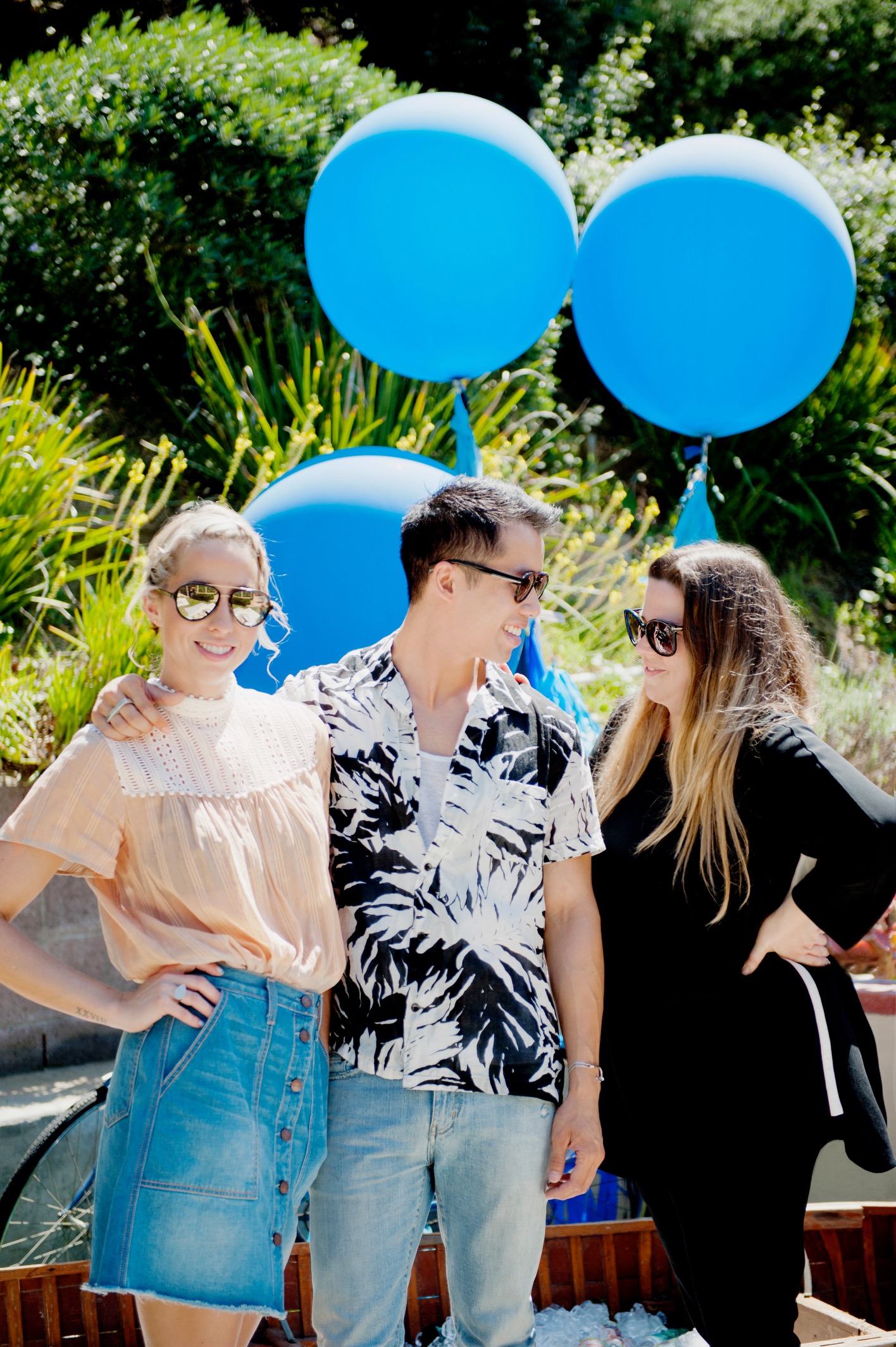 Left to right: Laurén LaRocca (Twink + Sis), Jared Eng (JustJared), Marlan Willardson (Twink + Sis)