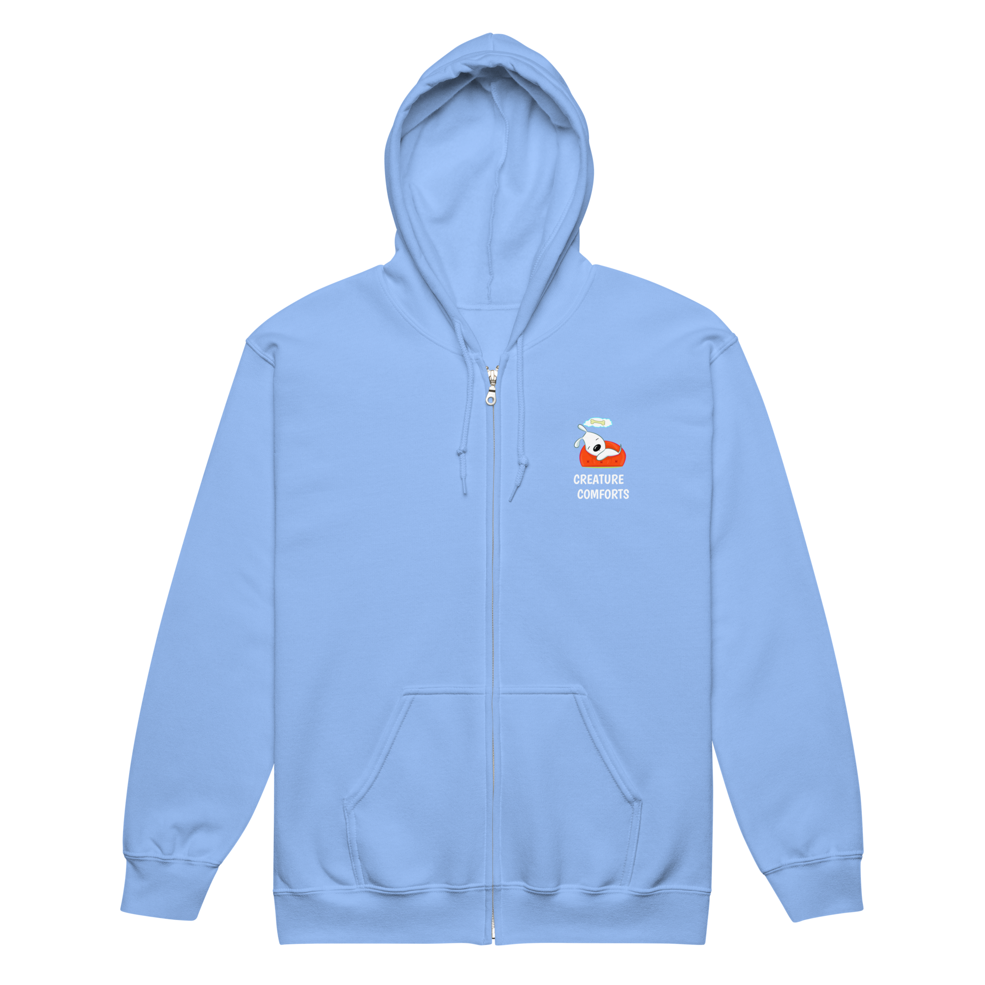 Creature Comforts heavy blend zip hoodie