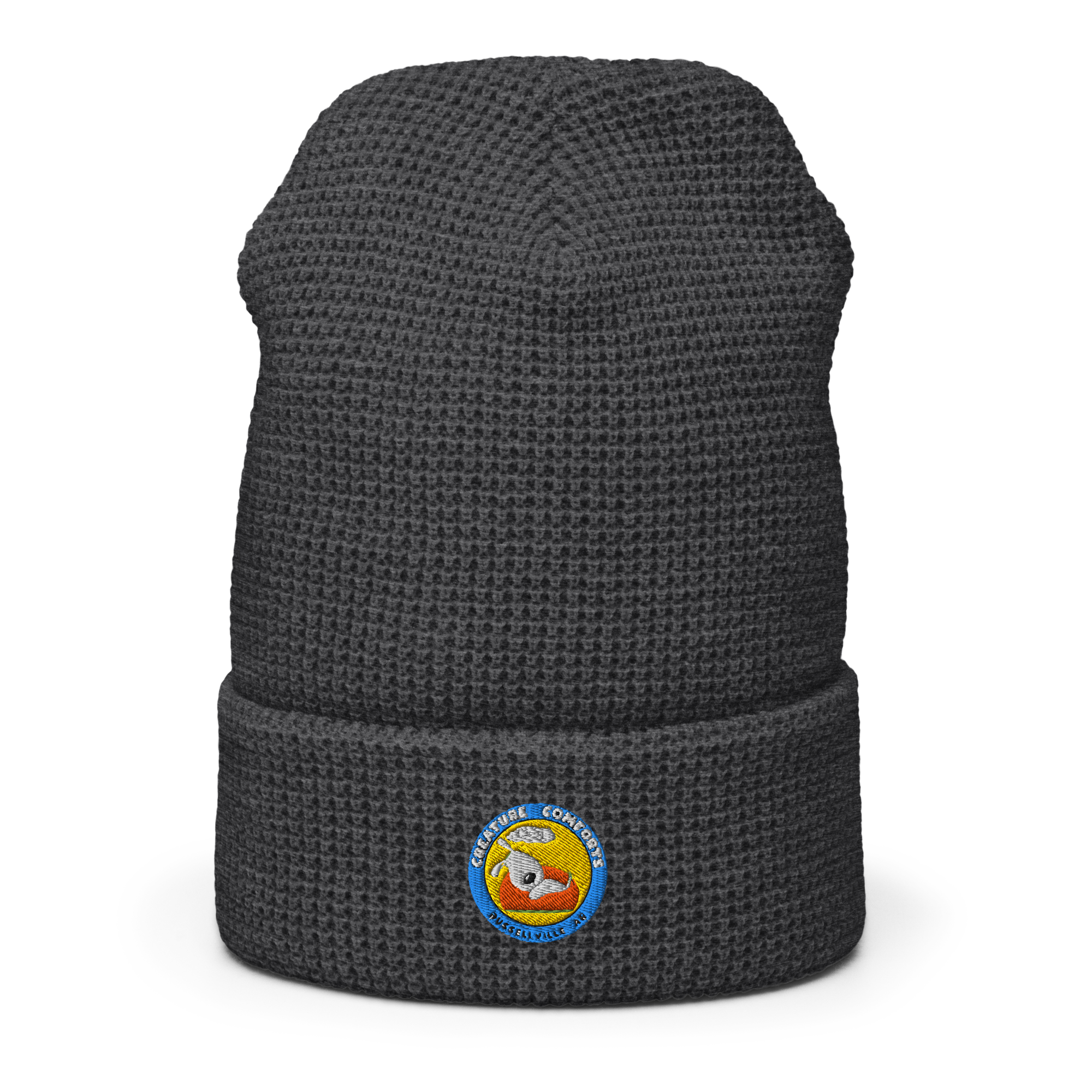 waffle-beanie-heather-charcoal-front-2-69bc3289d1e4d.png