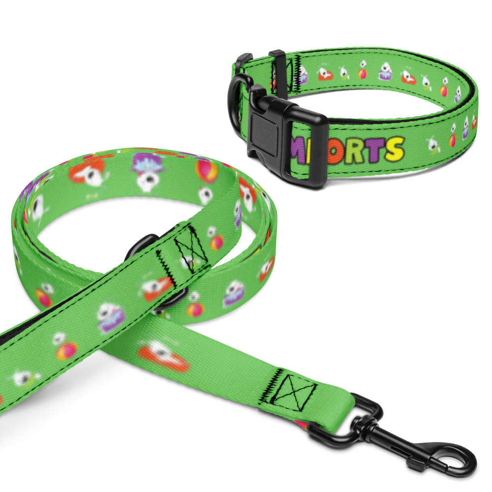 Creature Comforts Pet collar & leash set