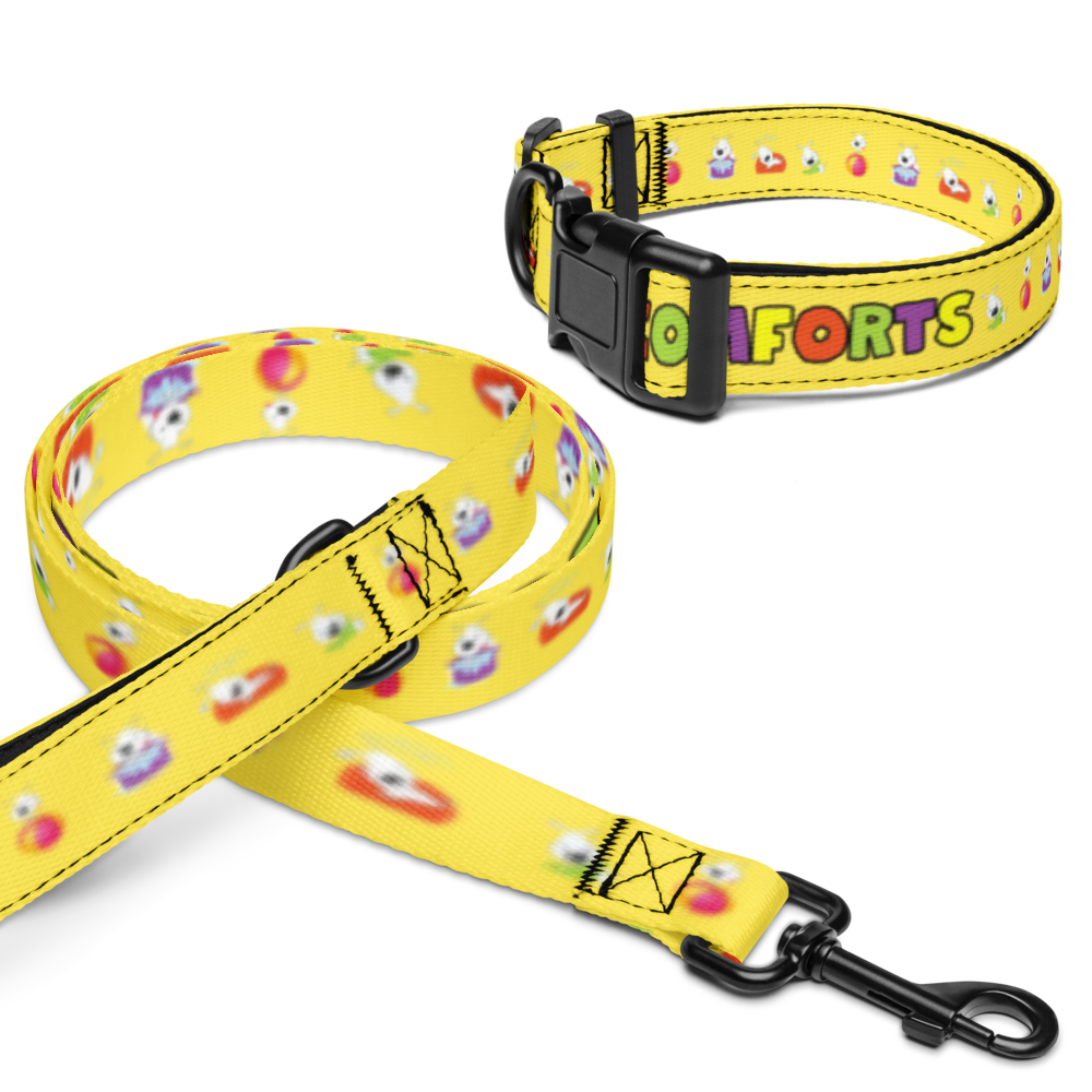 Creature Comforts Pet collar & leash set
