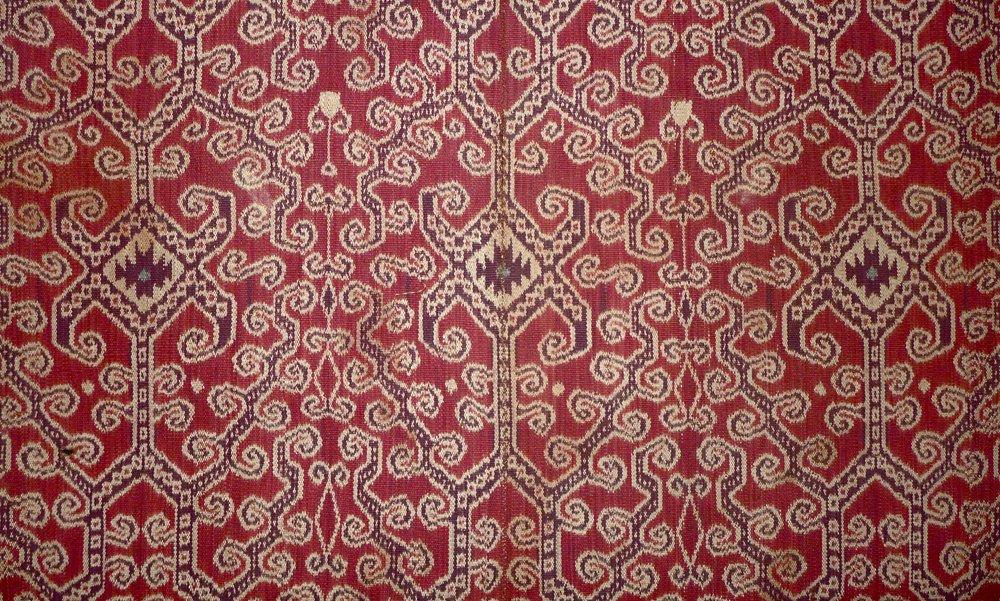Pua Kumbu Ritual Cloth Iban People West Kalimantan Cotton Warp Ikat Early 20th Century Dharmawangsa Art