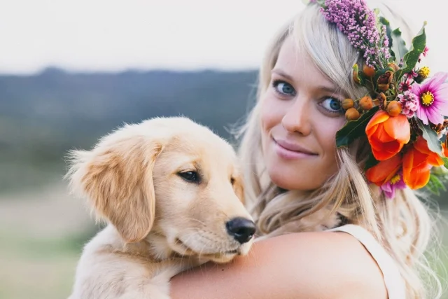 The Beauty and her puppy