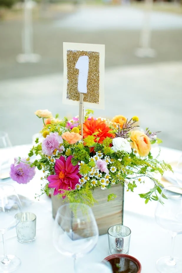 Colorful Wedding Centerpiece