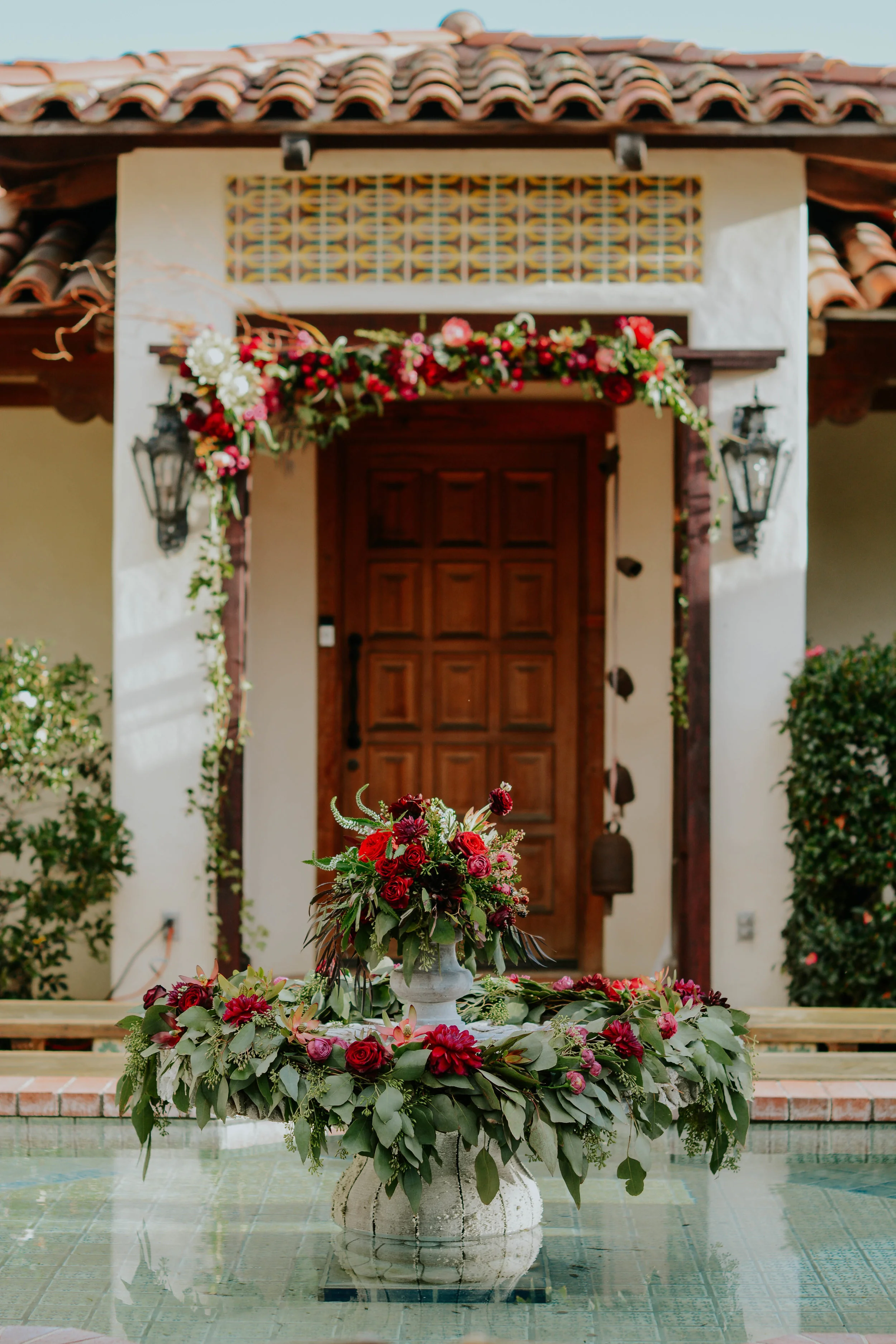 Courtyard, Arch and Fountain