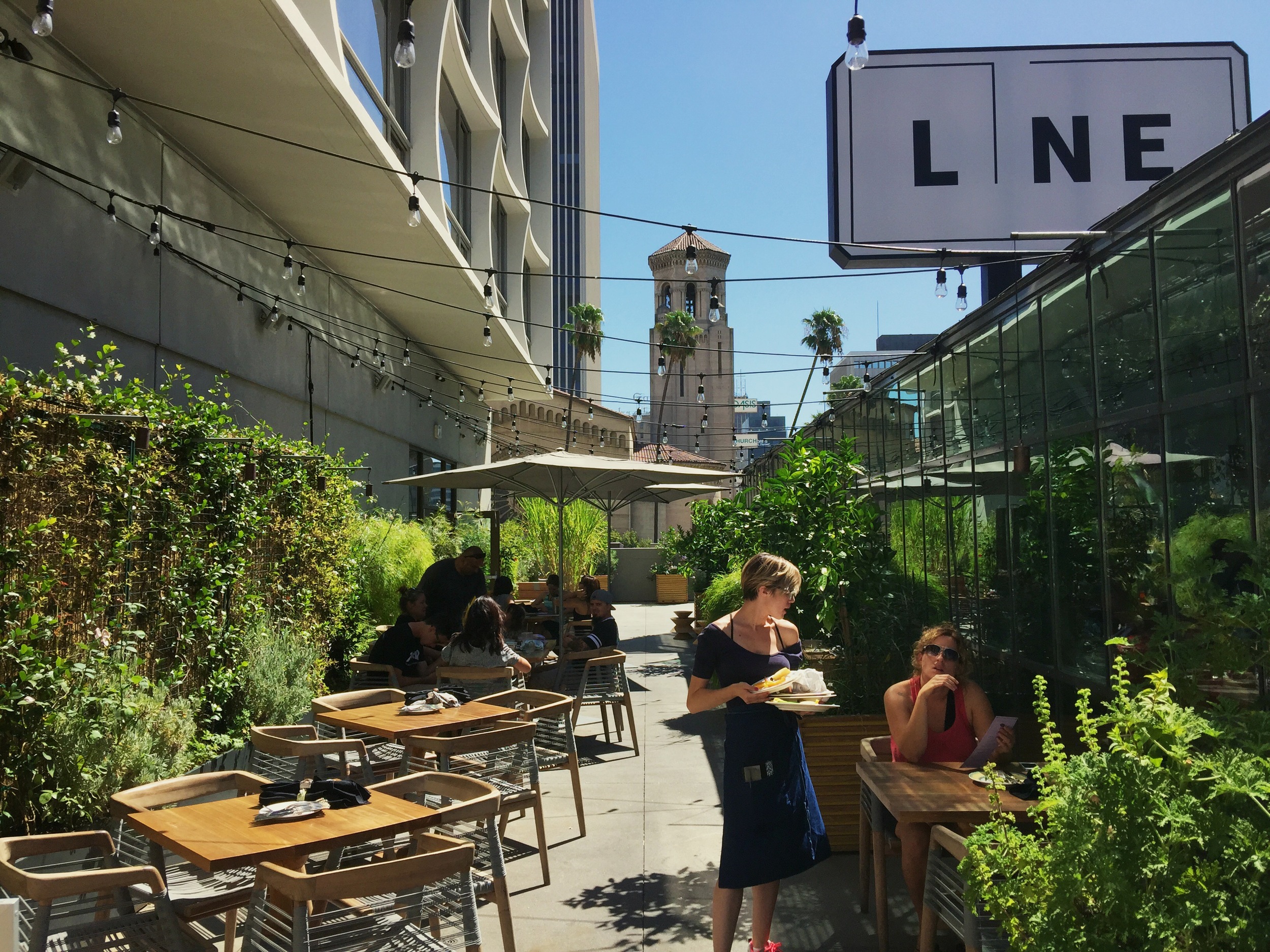 Commissary on the rooftop of The Line Hotel // Korea Town, Los Angeles