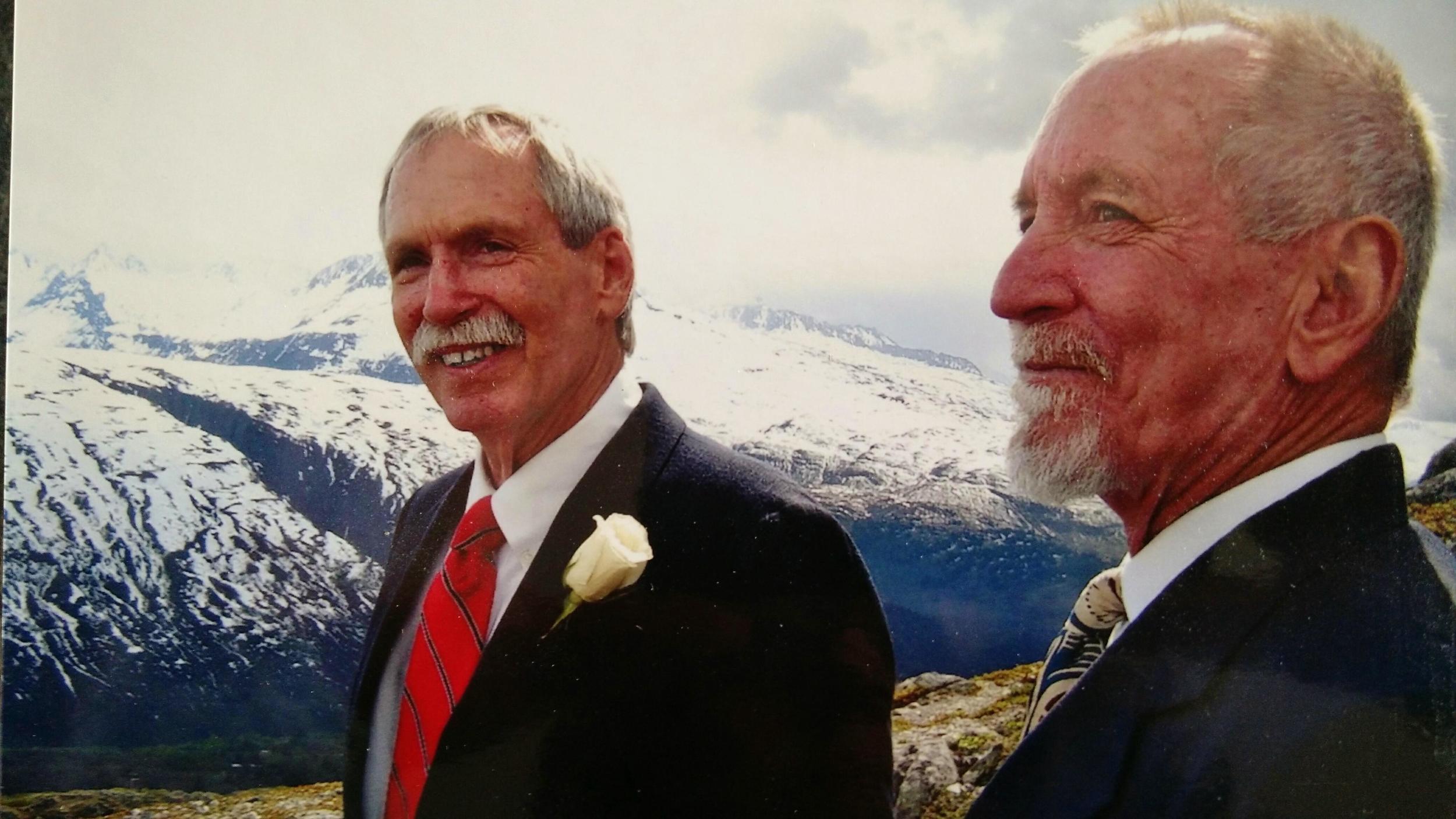 Merreley's father (left). Photo courtesy of the author.