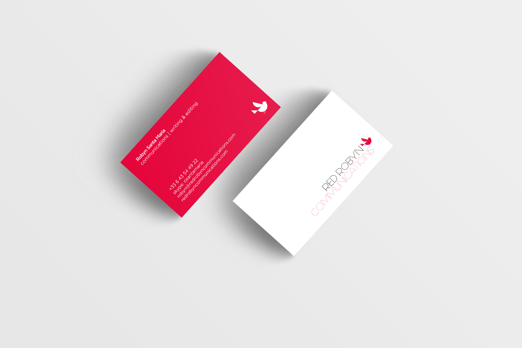 CLIENT: Red Robyn Communications PROJECT: Business cards