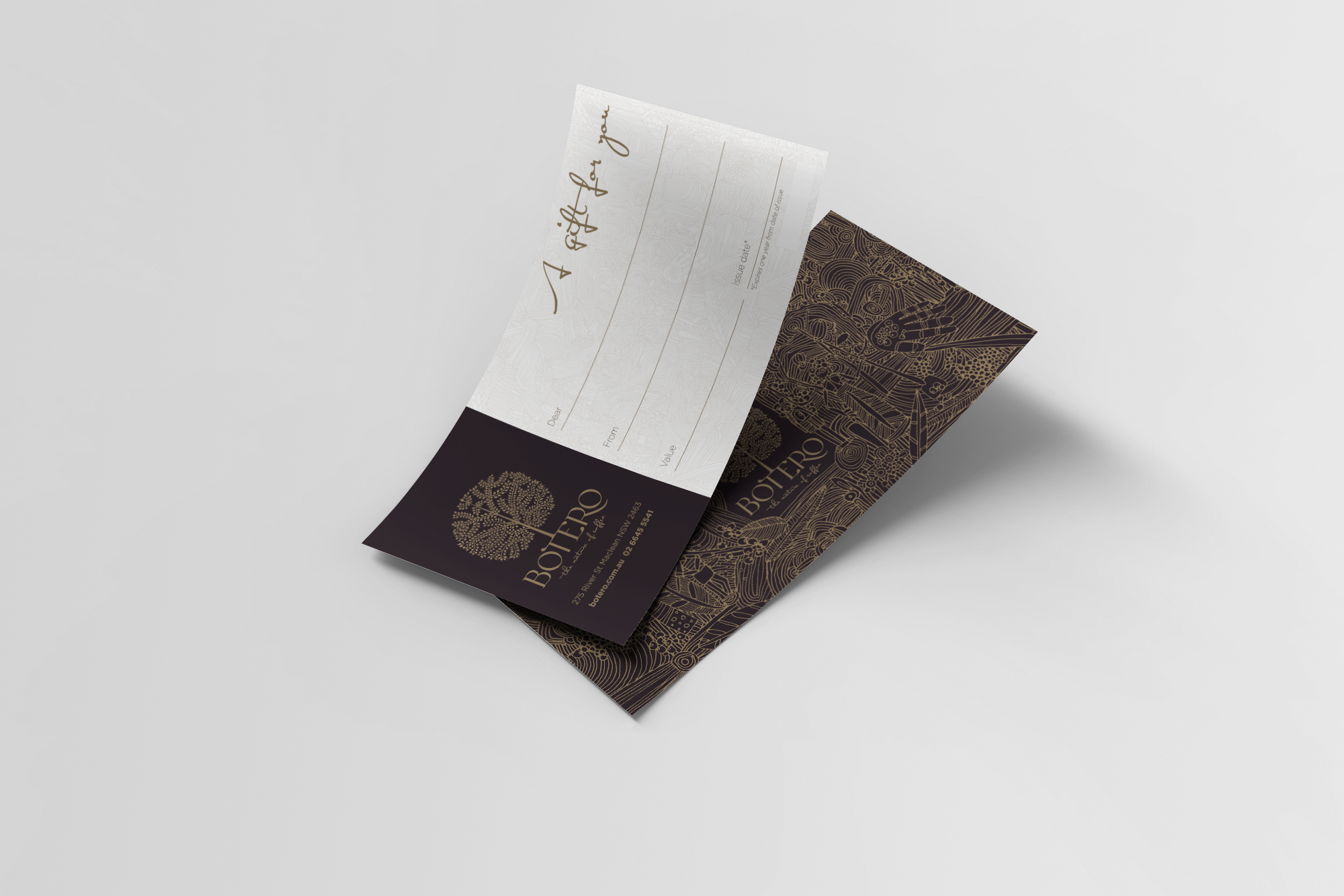 CLIENT: Botero PROJECT: Gift card