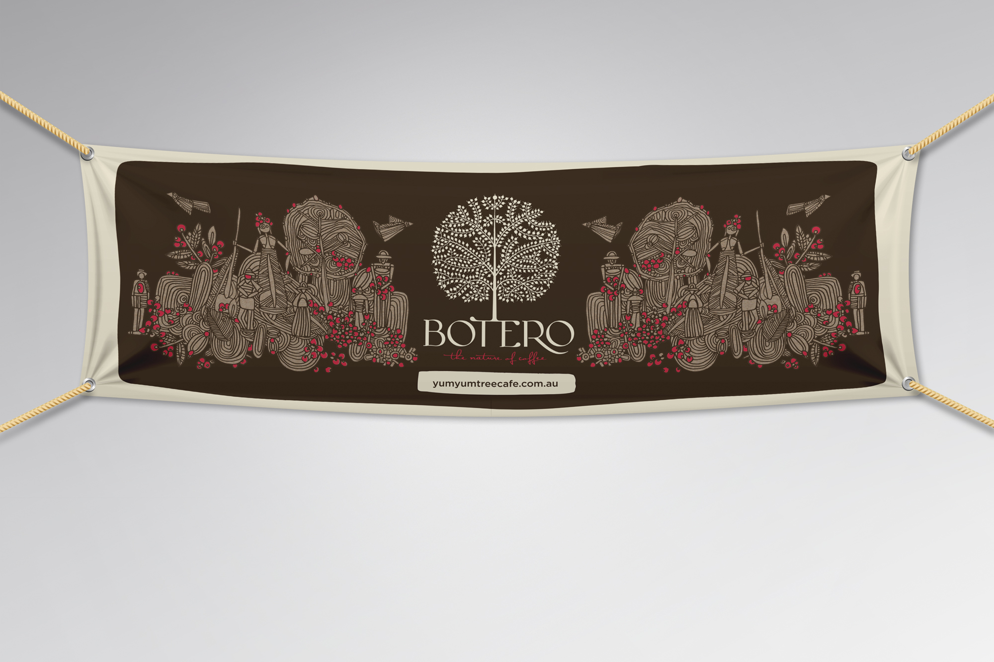 CLIENT: Botero PROJECT: 'Yum Yum Cafe' sign