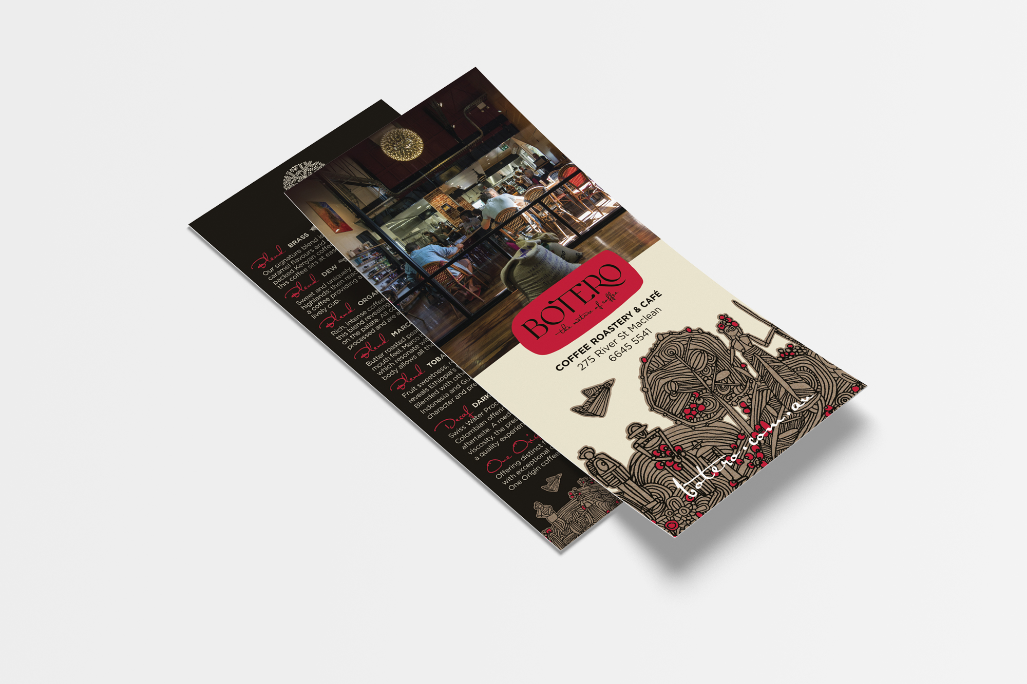 CLIENT: Botero PROJECT: Menu design
