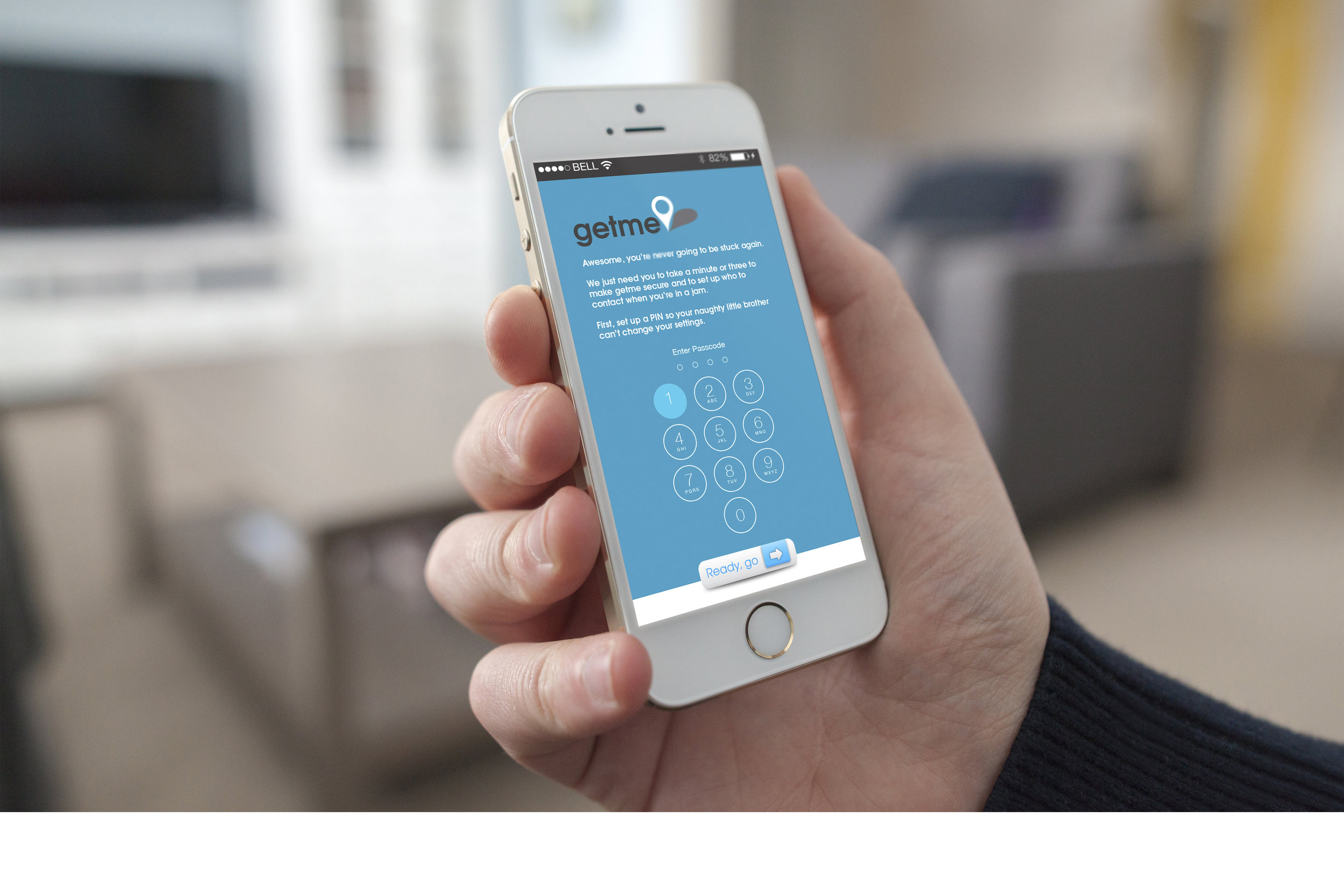 CLIENT: Jilly Magee Inc PROJECT: ‘Get me’ mobile app interface design