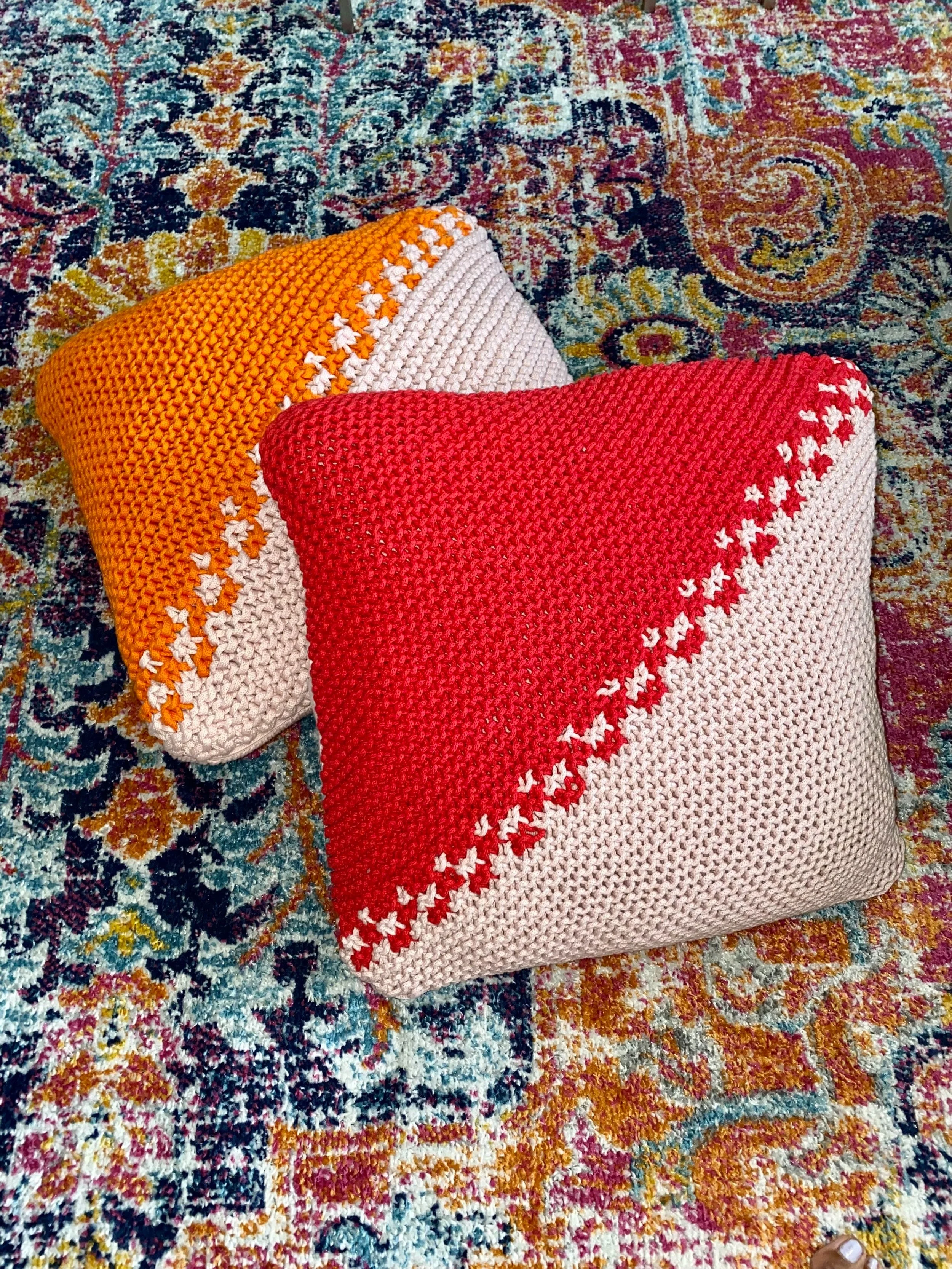 Knit Stitch Pillows & Throws!