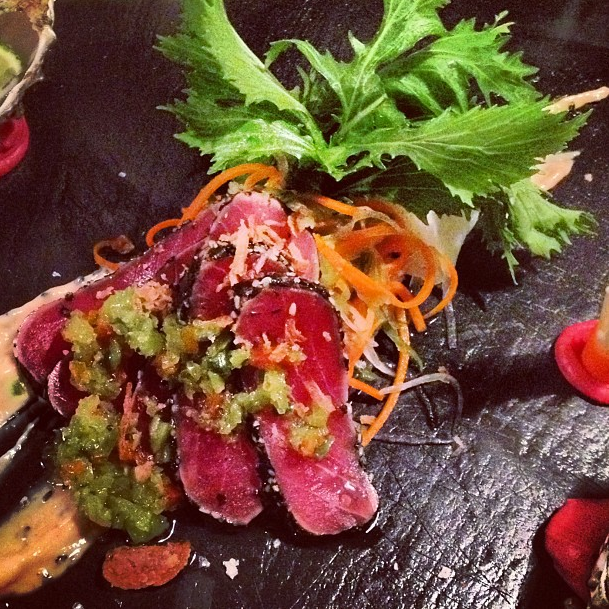 Tuna Tataki at Salsas