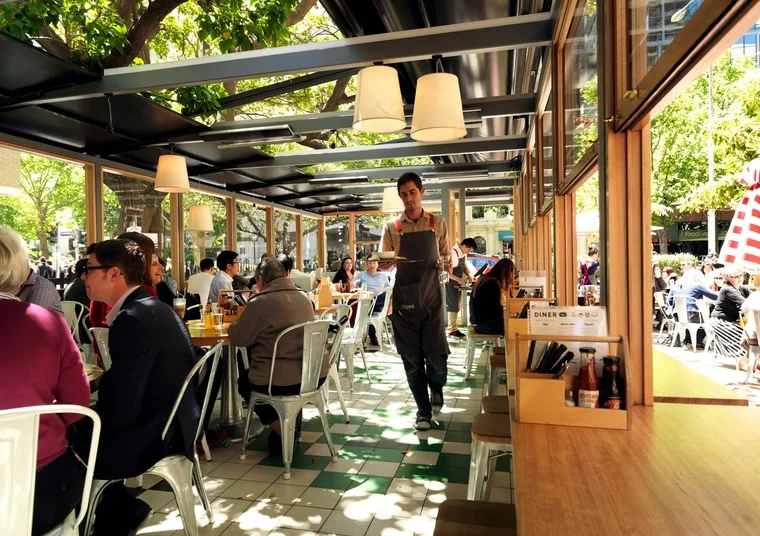 Trunk Diner towards Carlton Gardens image via trunktown.com.au