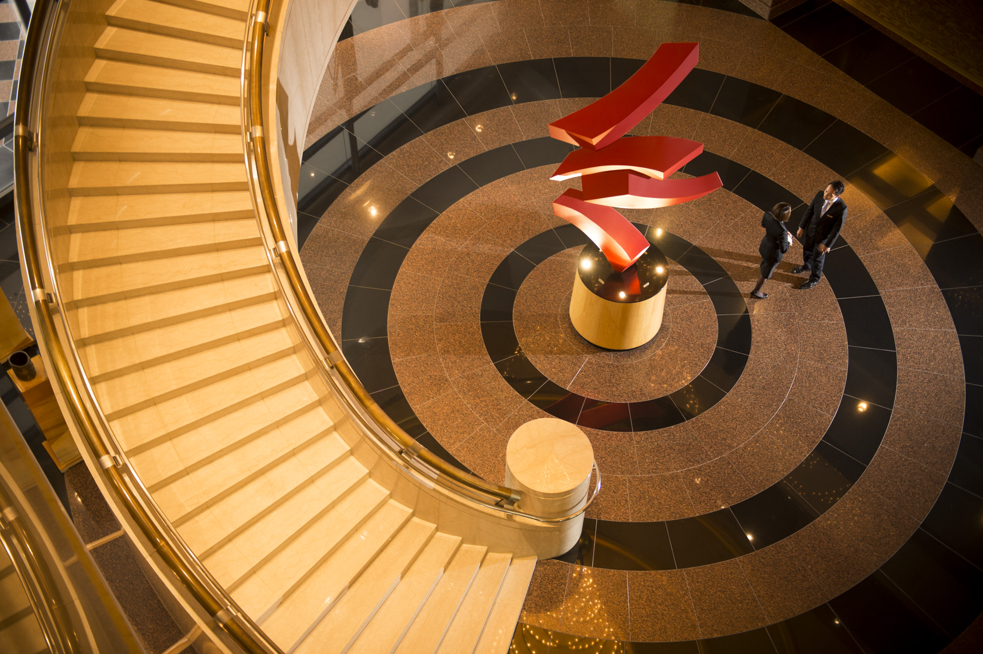 Lobby stairs