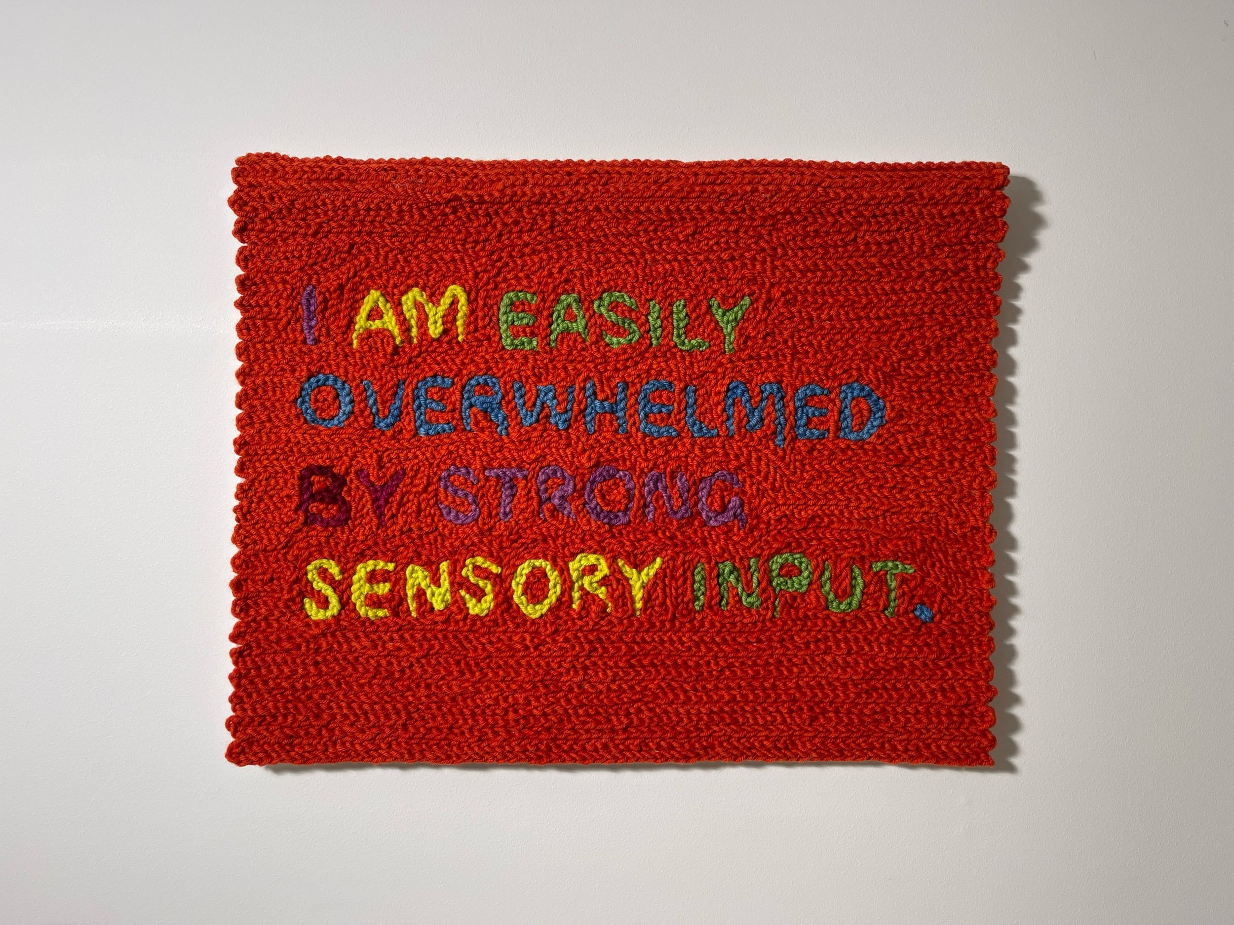 I am easily overwhelmed by strong sensory input, 2021