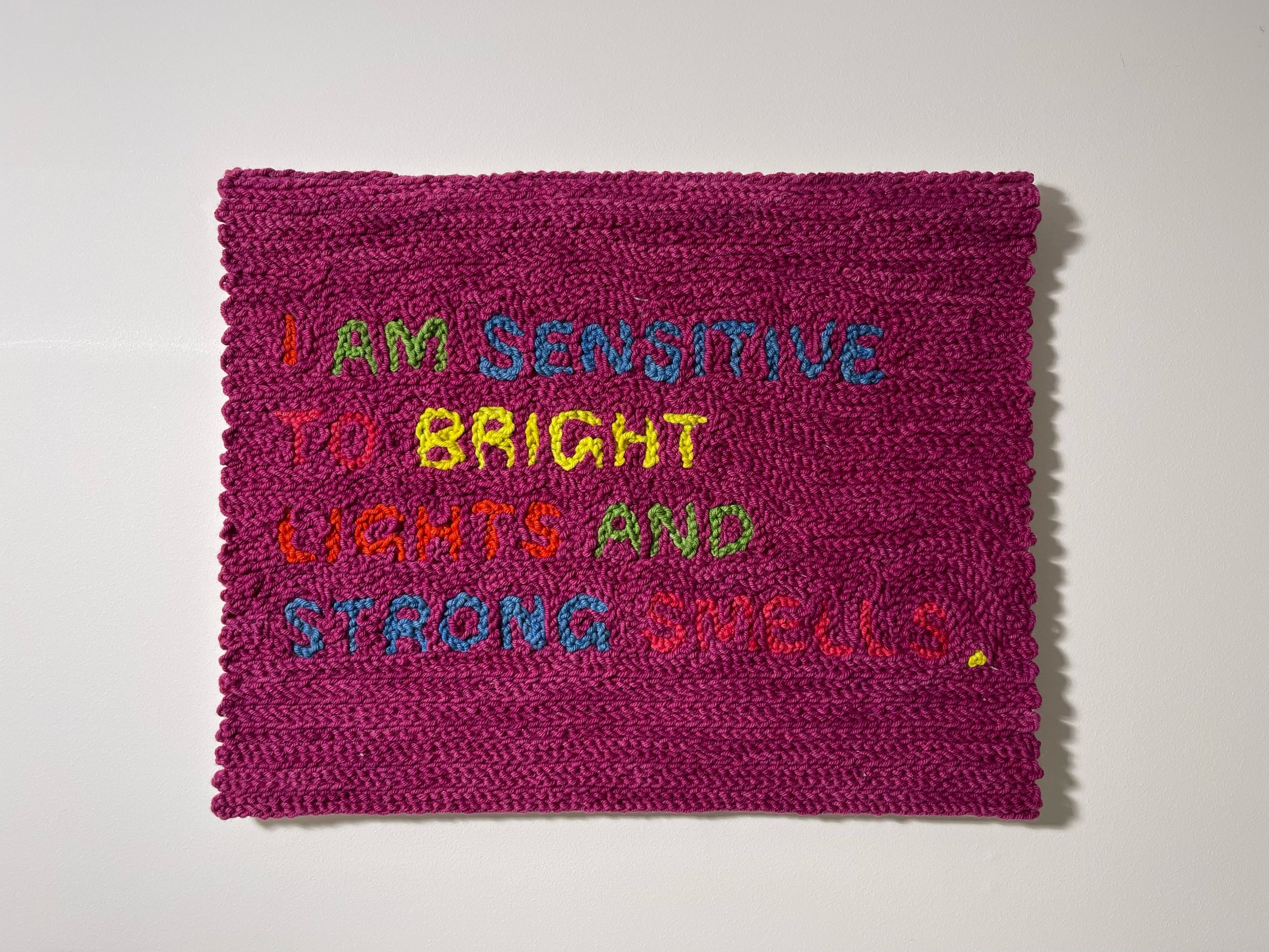 I am sensitive to bright lights and strong smells, 2021