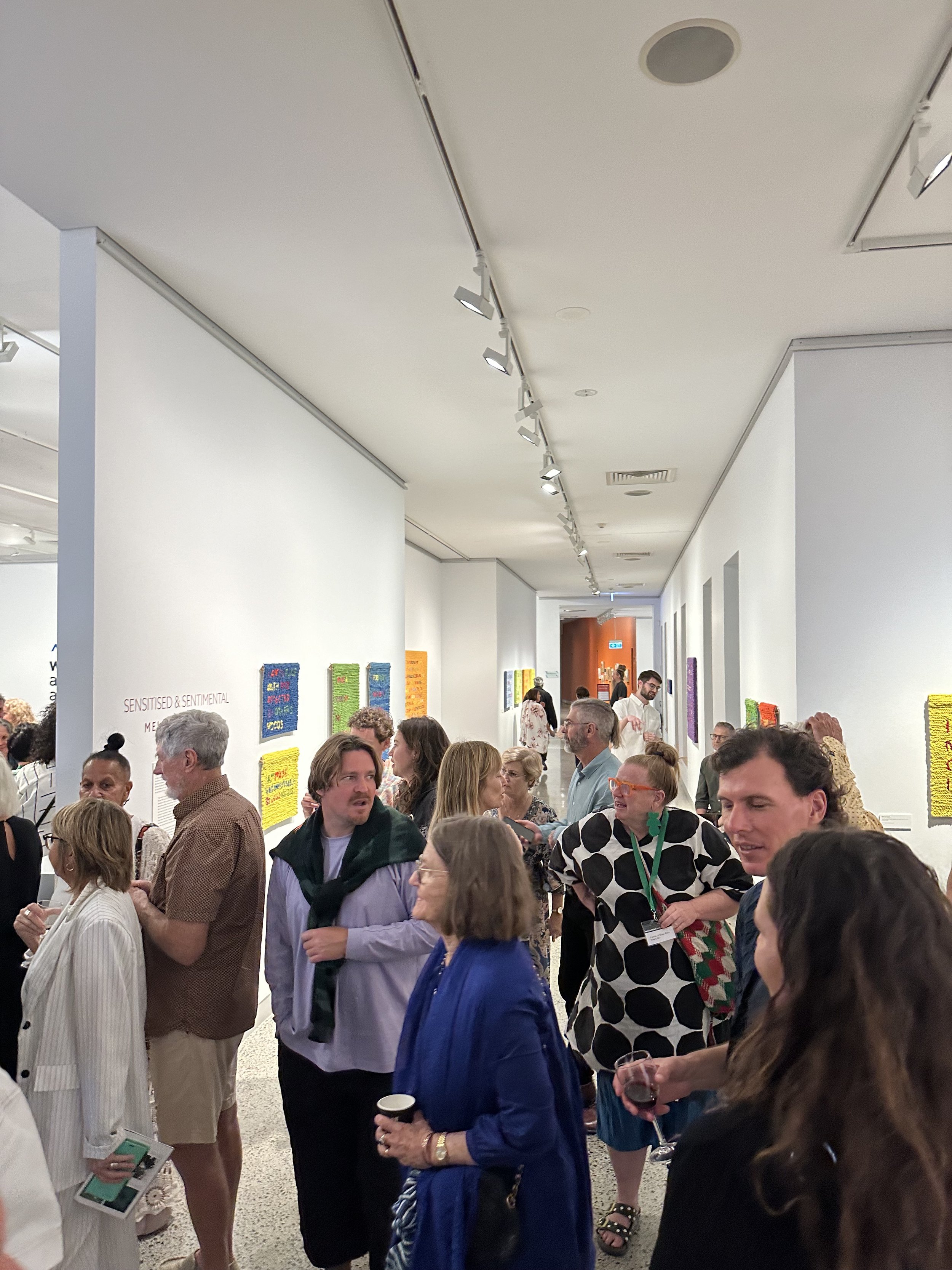 Opening night of ‘SENSITISED & SENTIMENTAL ‘ at the Tweed Regional Gallery and Margaret Olley Art Centre, 2024