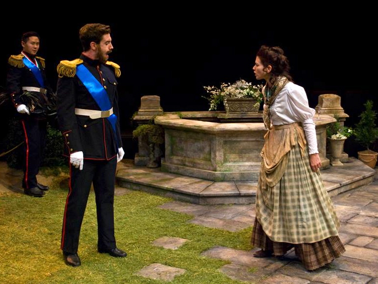  Robbie Simpson and Meaghan Boeing as Benedick and Beatrice.&nbsp; 