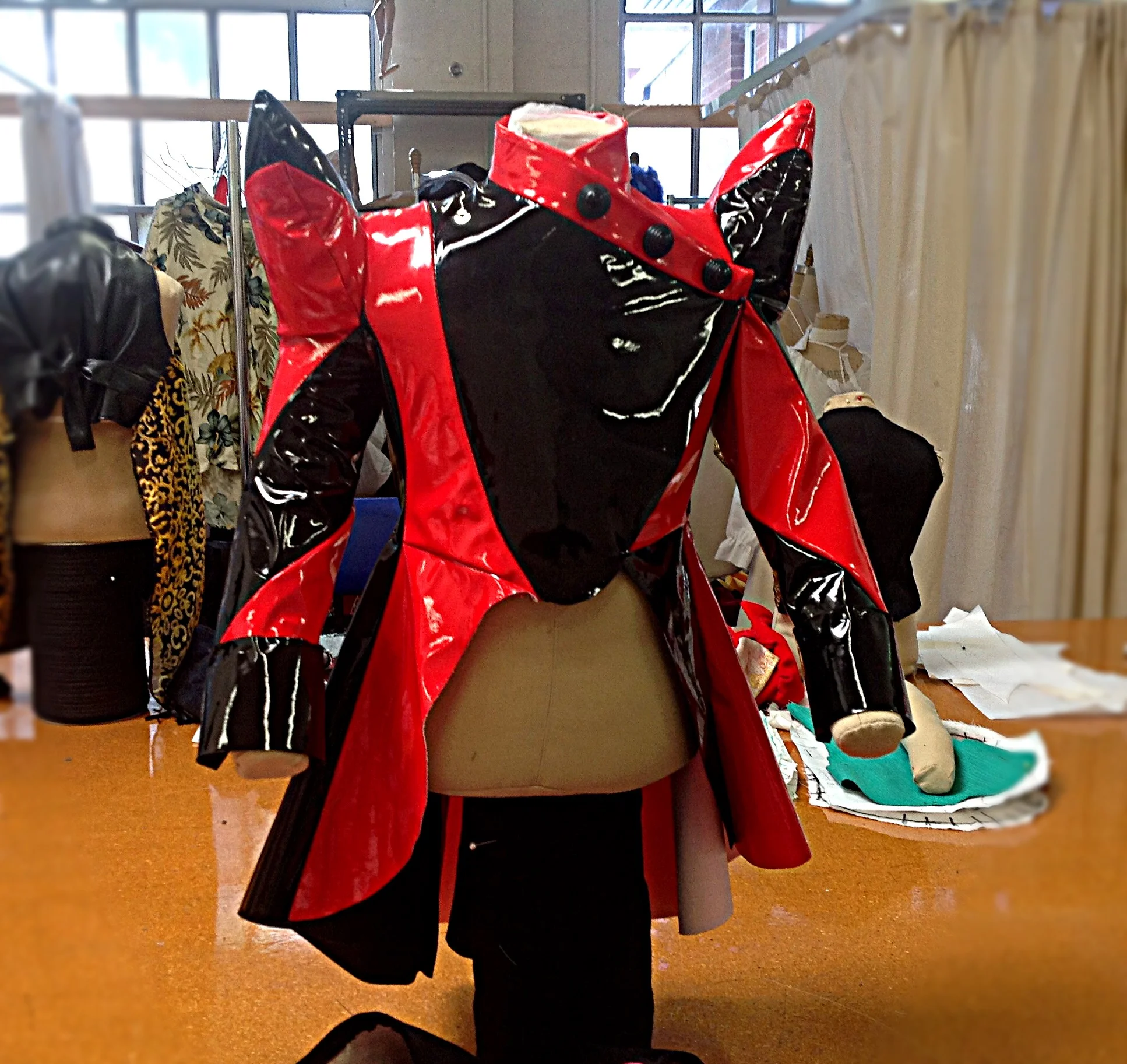 Lucy's vinyl tailcoat