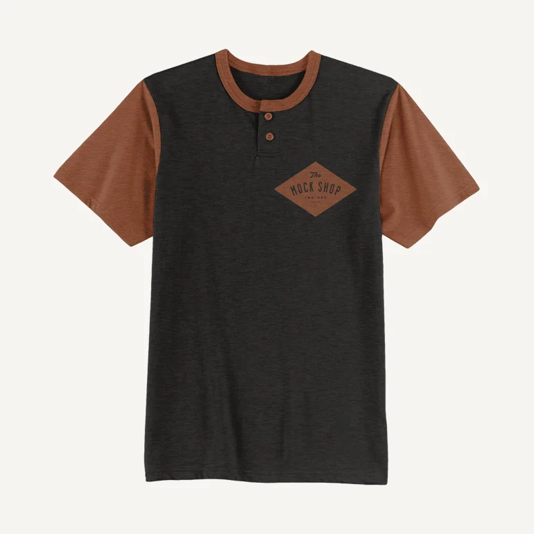Baseball Henley Mockup