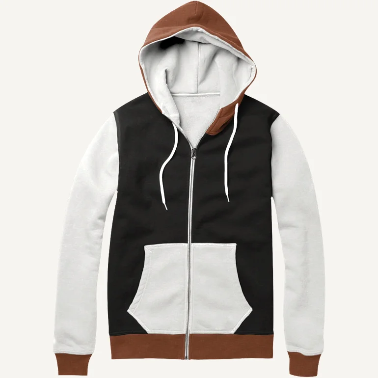 Download Contrast Zip Up Hoodie Mockup The Mock Shop