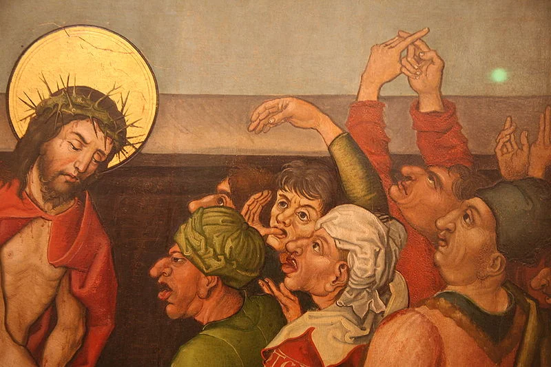 Derision of Christ, Colmar, wikicommons
