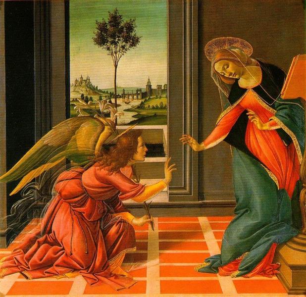 The Cestello Annunciation, Sandro Botticelli, 1489