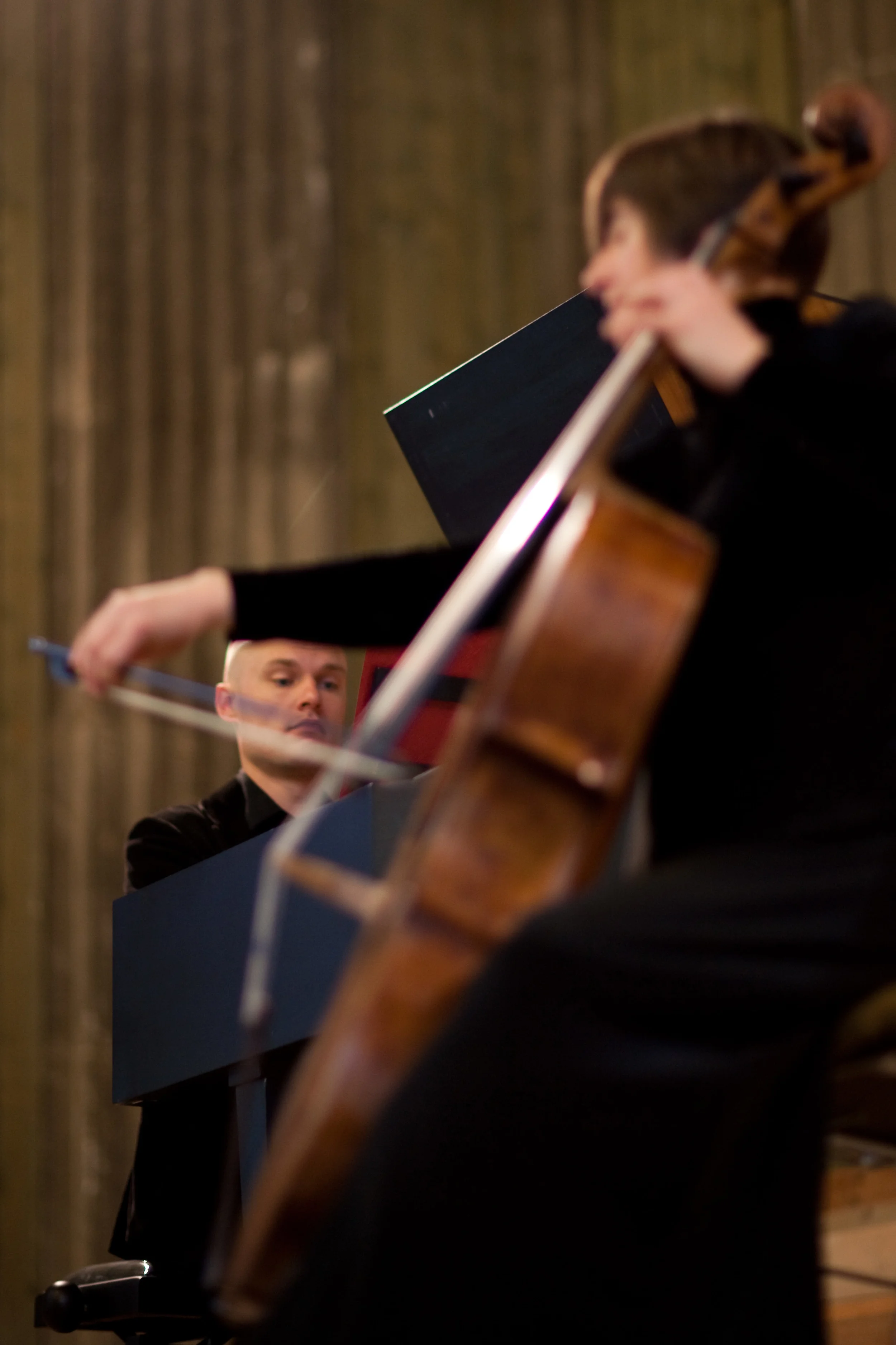 Anna with harpsichordist Petteri Pitko