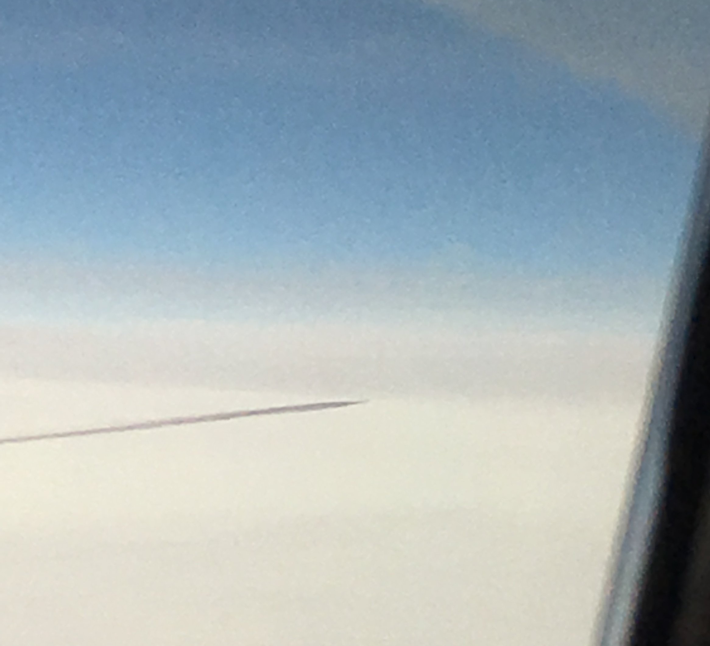 A plane from a plane