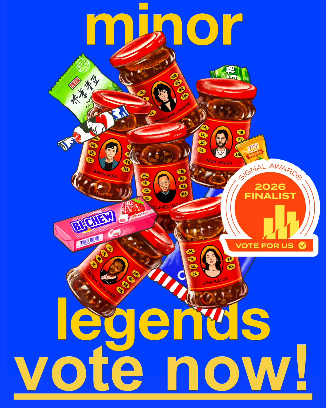 poster to vote for minor legends in signal awards