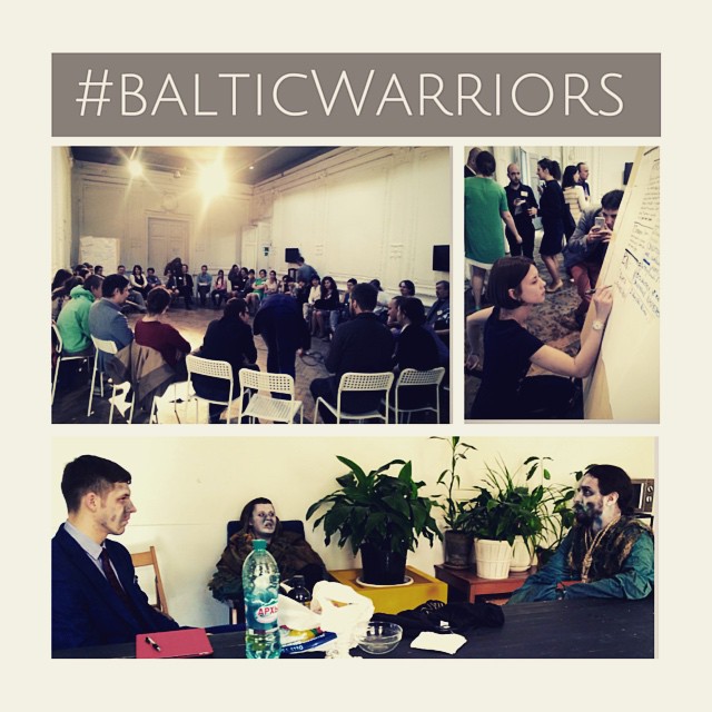 The game is over and it's time for the panel! #balticwarriors