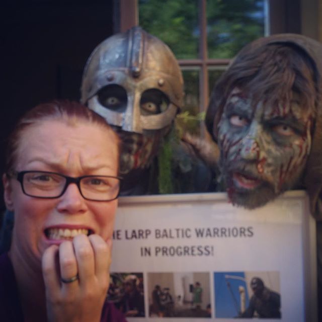 Our local producer looks a bit scared today.... #&ouml;stersj&ouml;n #balticwarriors #nordiclarpforsocialchange