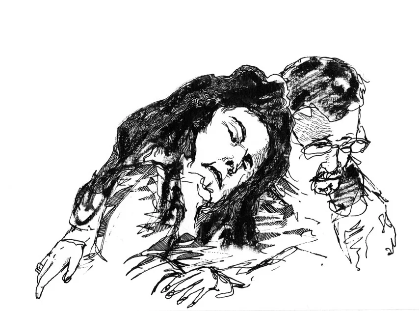 Subway passnegers, F train