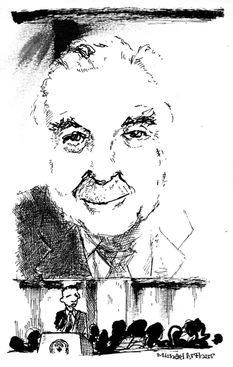 President Obama, speaking at Walter Cronkite's Funeral, Lincoln Center