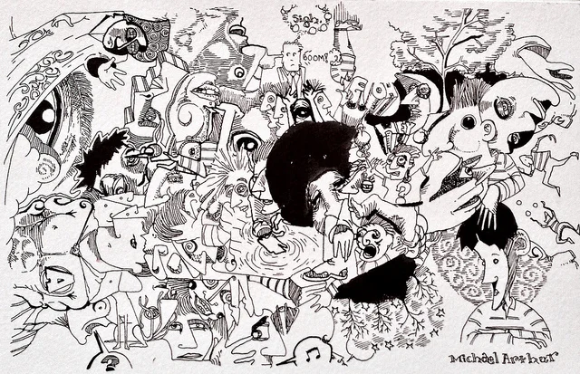 Spring Cleaning: Sketchbook Page on Flickr.