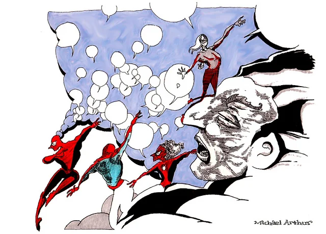 Spidermen on Flickr.Sketchbook Page