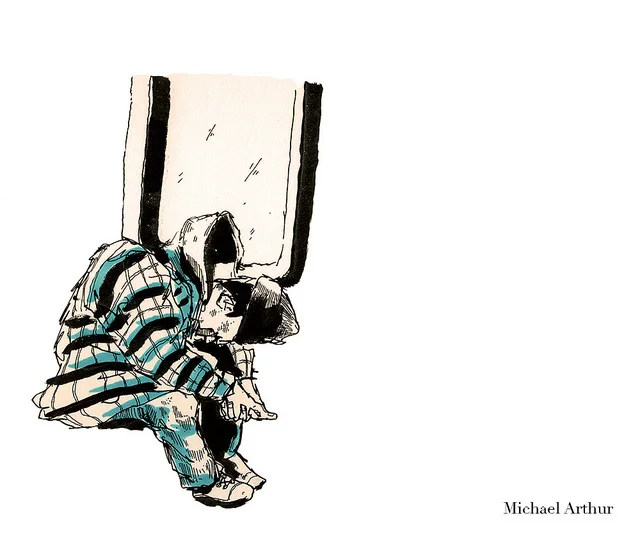 Subway Sleeper on Flickr.