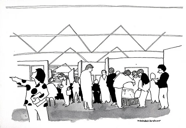 People Looking At Art: The Armory Show on Flickr.