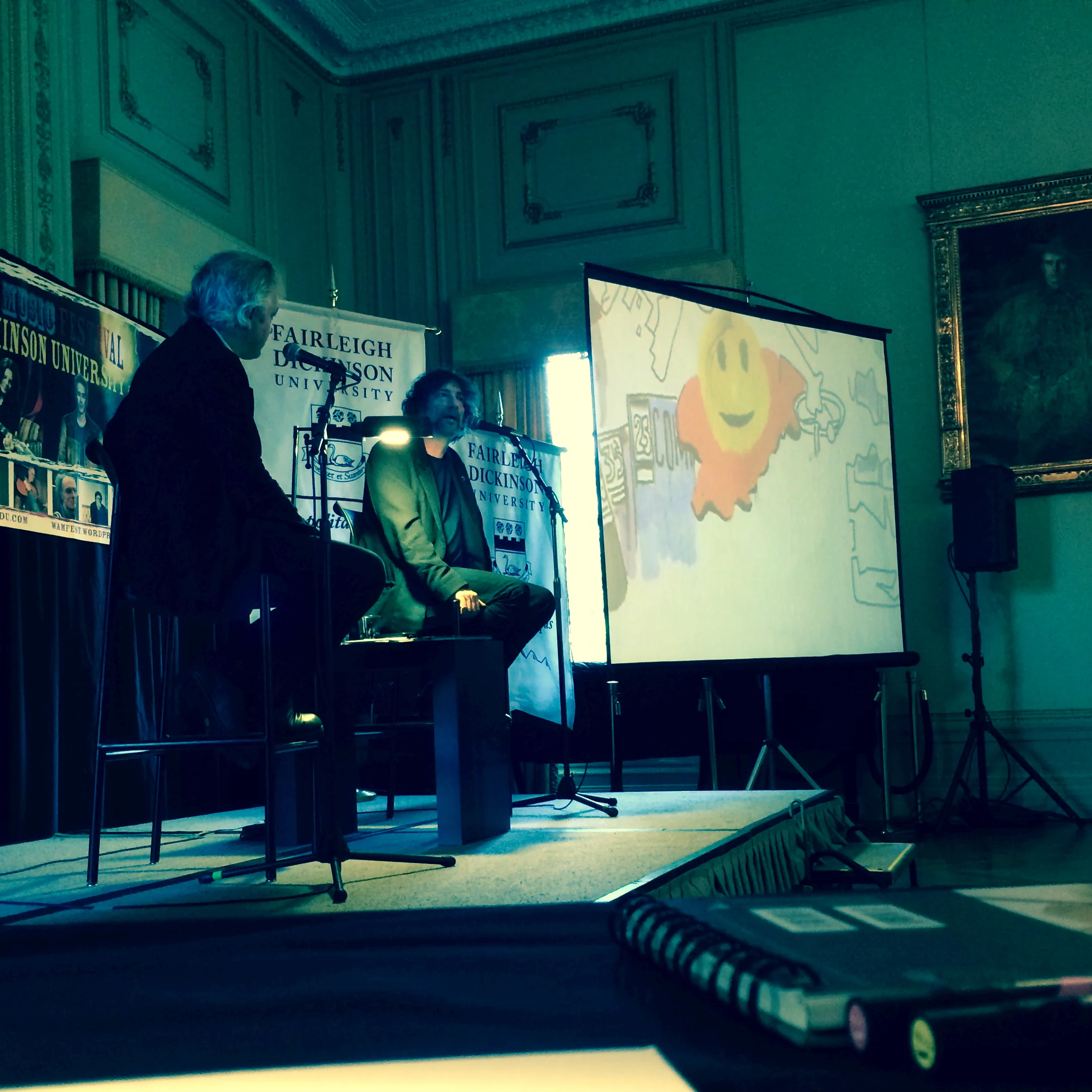 Wesley Stace and Neil Gaiman