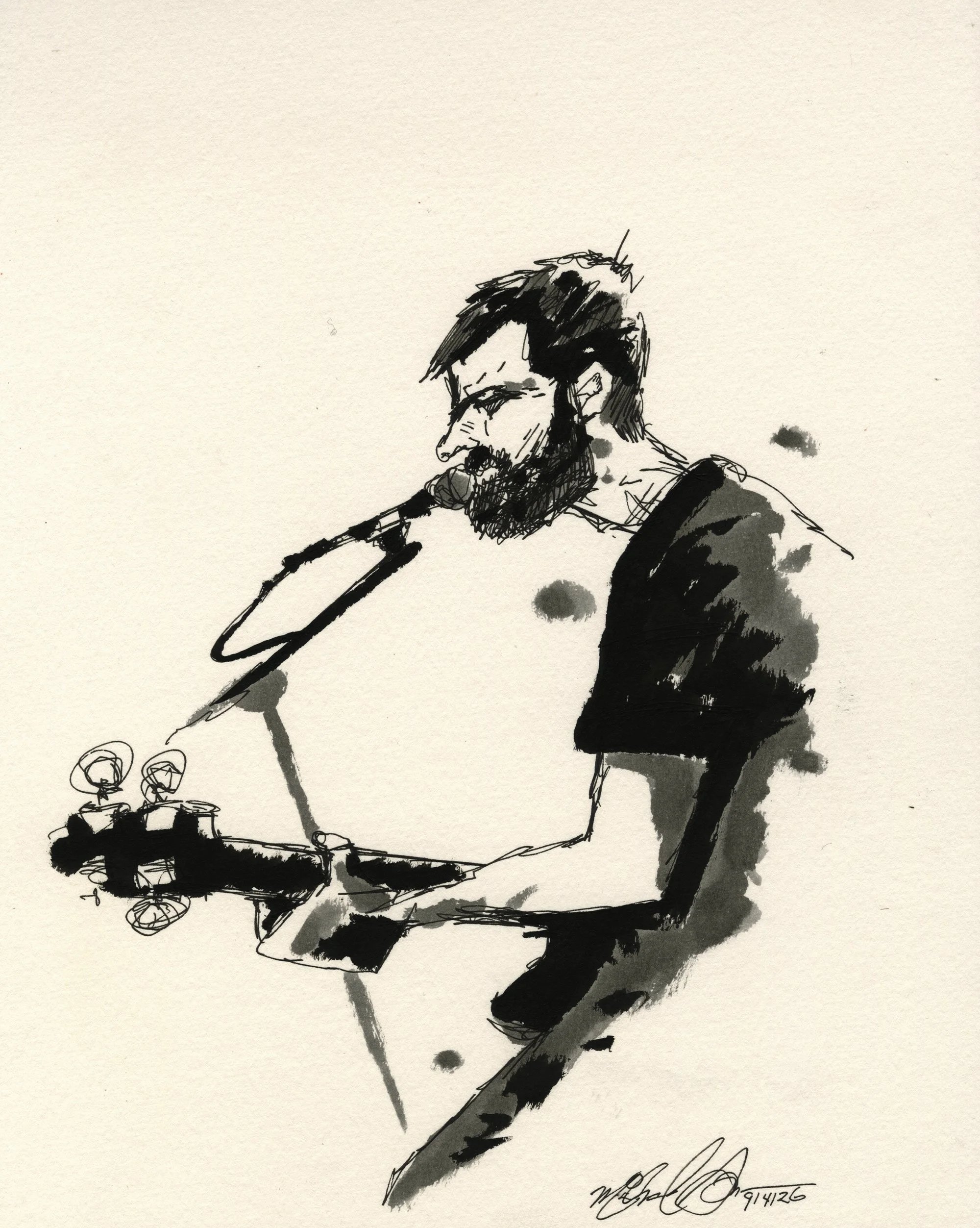  Patrick Stickles (Titus Andronicus) at Bearsville Theater. 