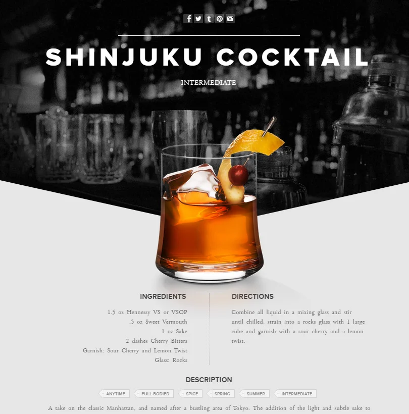 Hennessy Product shots