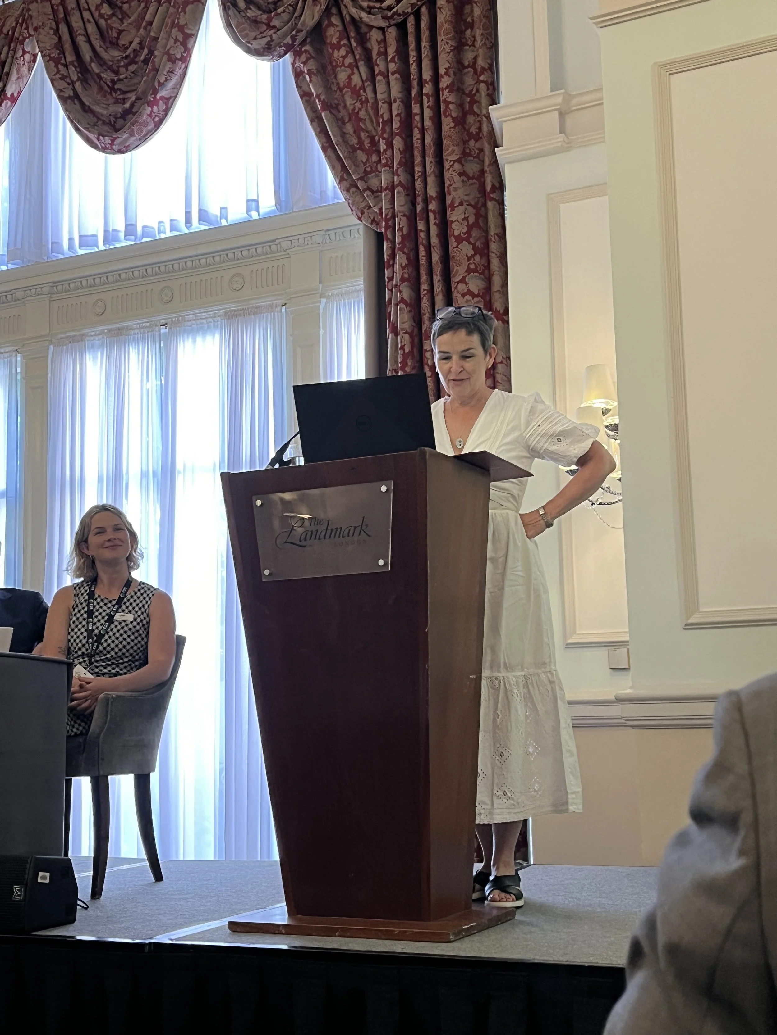 Mary Creagh at a Recycling Conference