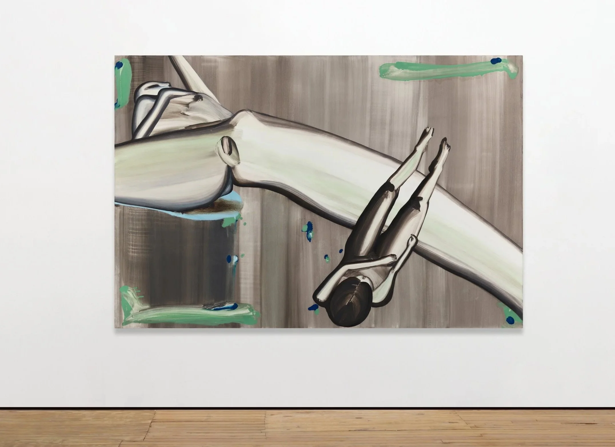 Long Parting  240×160cm  2024 Oil on canvas